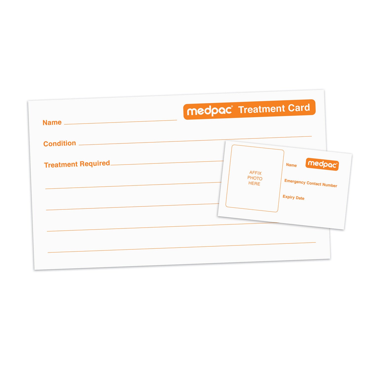 Medpac ID Card & Medpac Treatment Card (Replacements) | Medpac